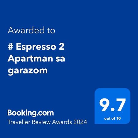 # Espresso 2 Apartman sa garazom Sremska Mitrovica Exterior foto
